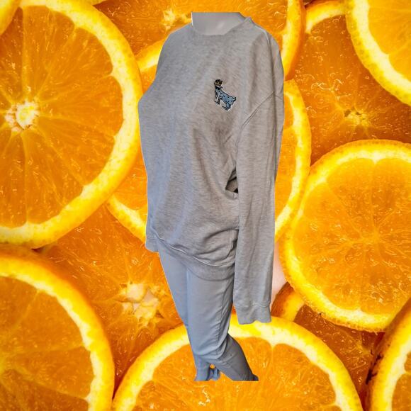 Goat USA Men's Heathered Cotton Blend Crewneck‎ Long Sleeve Sweatshirt Size S - Picture 1 of 8